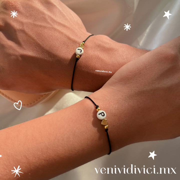 Pulseras inicial ♡