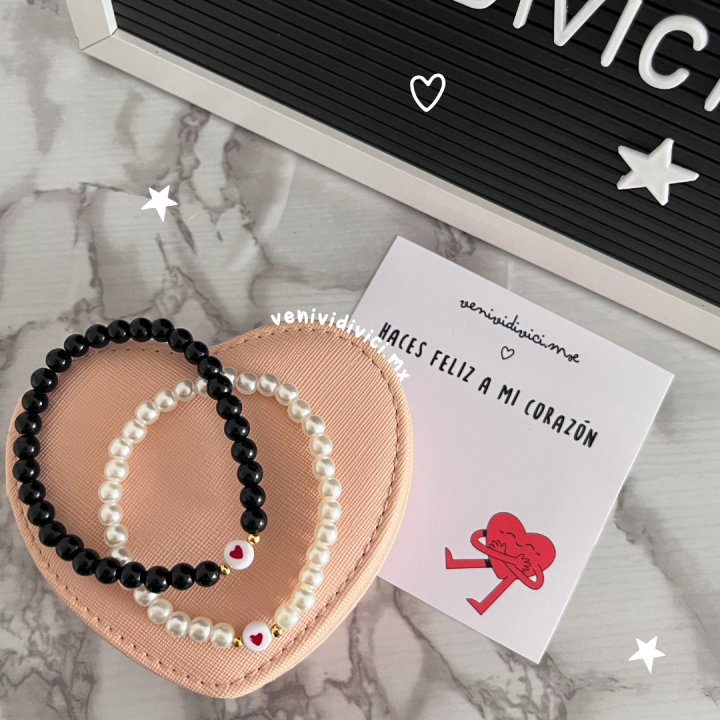 ♡Pulseras corazón
