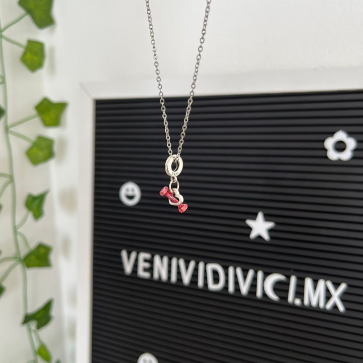 Collar mancuerna ♡