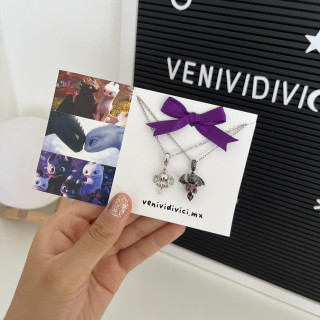 Chimuelo y Furia Luminosa collares