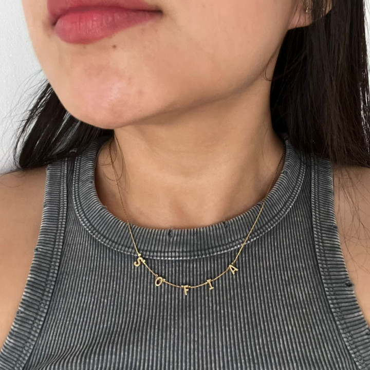 Collar nombre ♡