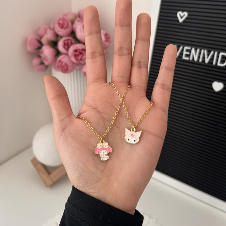 Collares My melody y Kuromi
