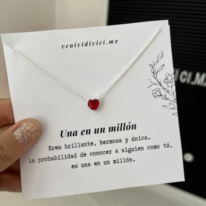 Collar una en un millón