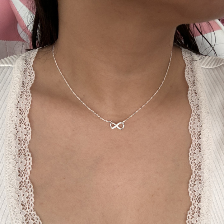 Collar infinito plata