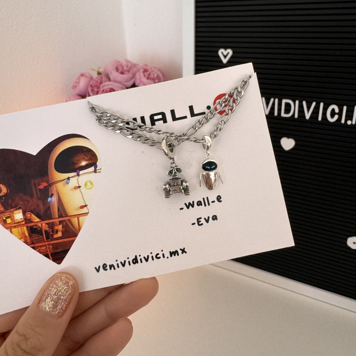 Brazaletes Wall-e y Eva