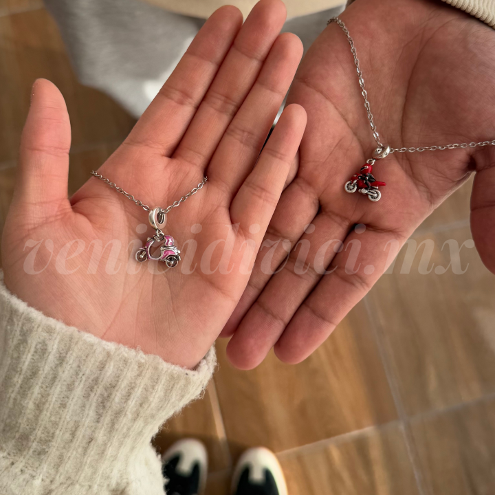 Dúo collares moto