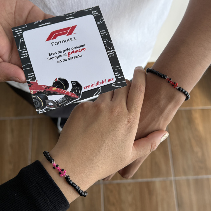 Pulseras Fórmula 1 chaquiras