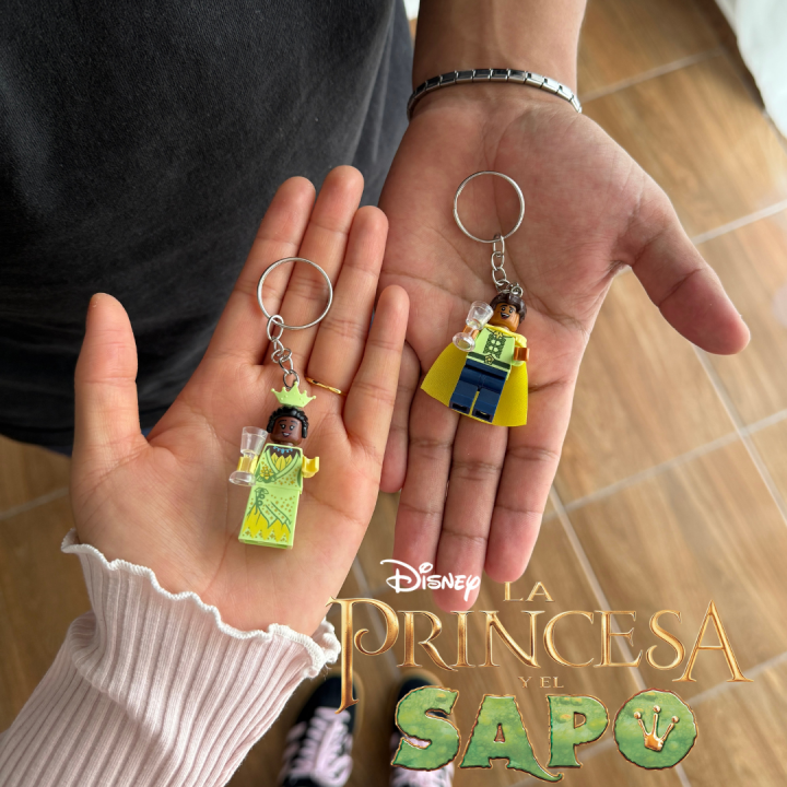 Dúo de llaveros Princesas