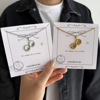 Relicario circular mini