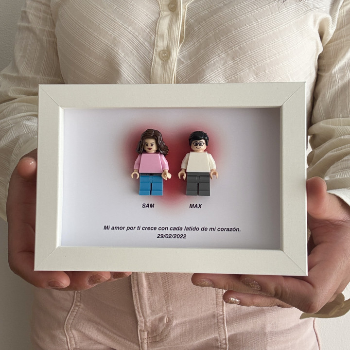 Cuadro lego pareja