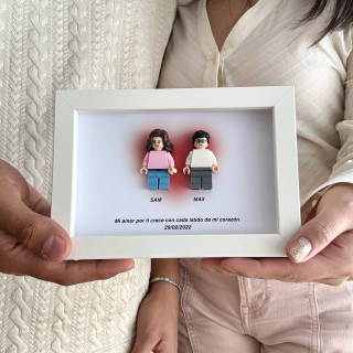 Cuadro lego pareja