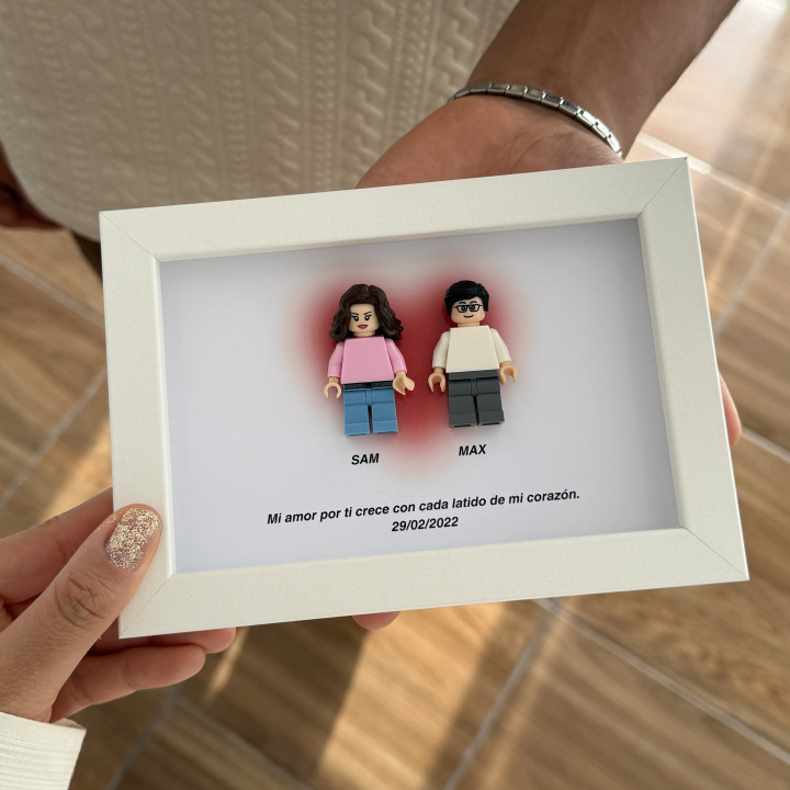 Cuadro lego pareja
