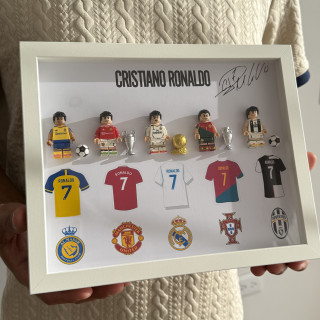 Cuadro CR7 legos