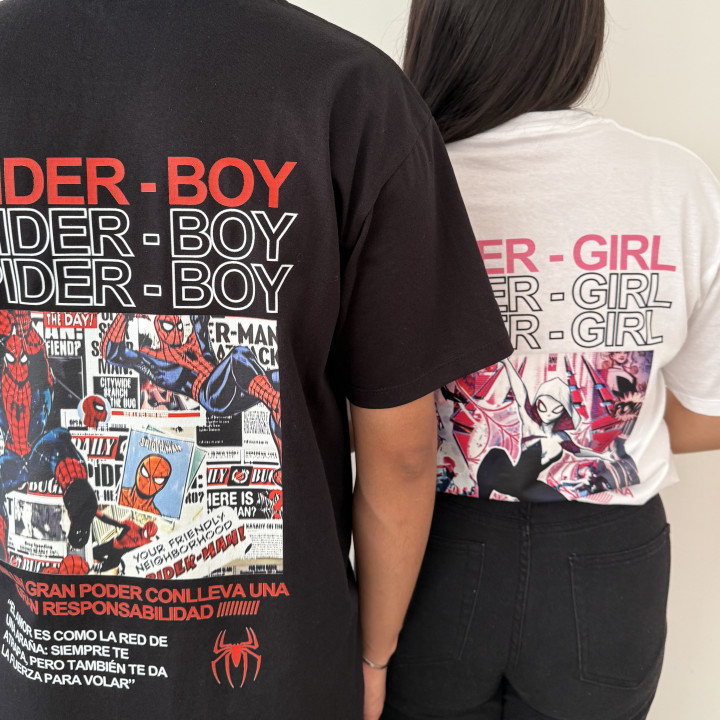 Playeras Spiderman