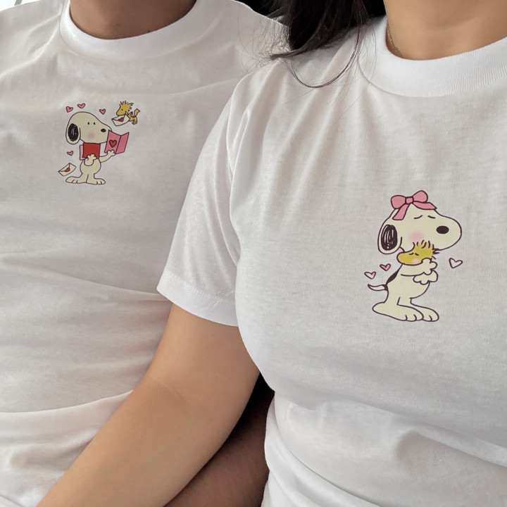 Playeras Snoopy pareja