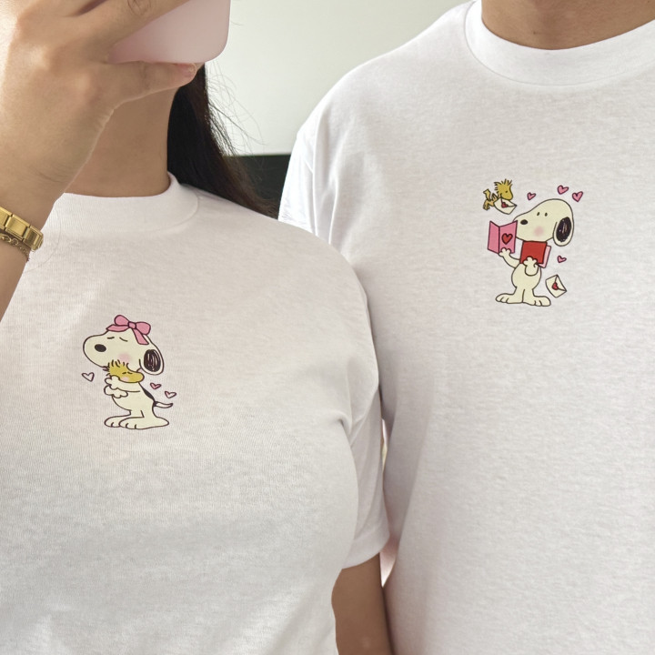 Playeras Snoopy pareja