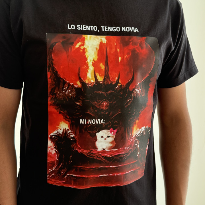 Playera Lo siento tengo novia