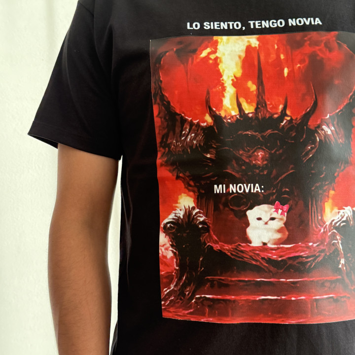 Playera Lo siento tengo novia