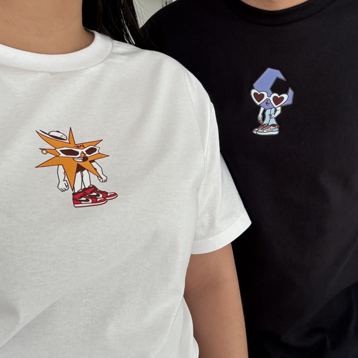 Playeras MORA Estrella y Media Luna