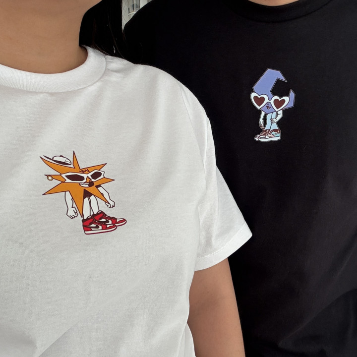 Playeras MORA Estrella y Media Luna