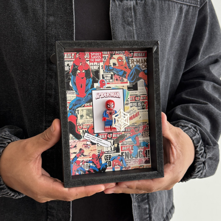 Cuadro Spiderman lego