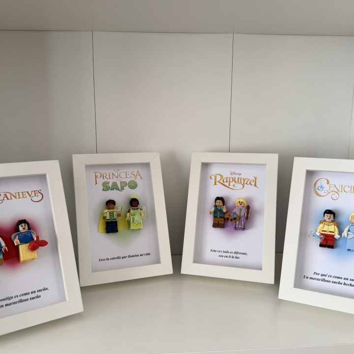 Cuadro Princesas lego