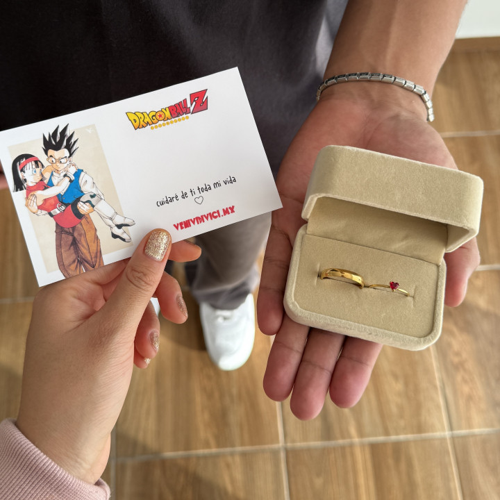 Anillos Gohan y Videl