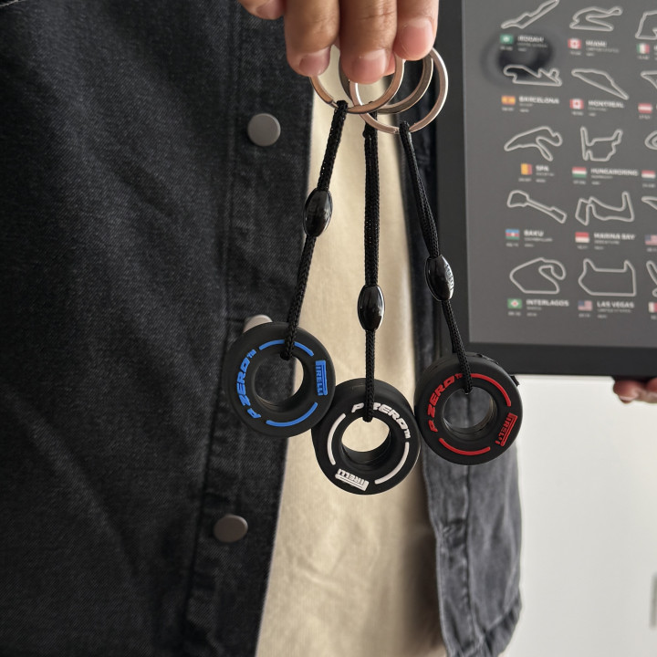 Llavero llanta Fórmula 1