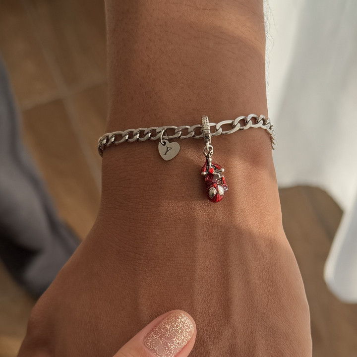 Brazalete Spiderman con inicial
