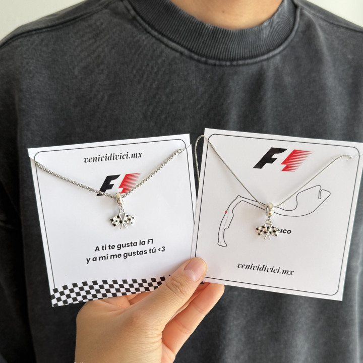 Collar banderín Fórmula 1