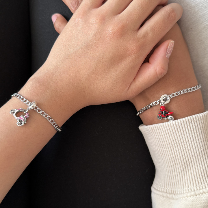 Brazaletes moto pareja