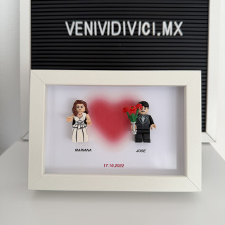 Cuadro lego boda