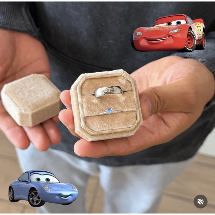 Dúo anillos Sally y McQueen