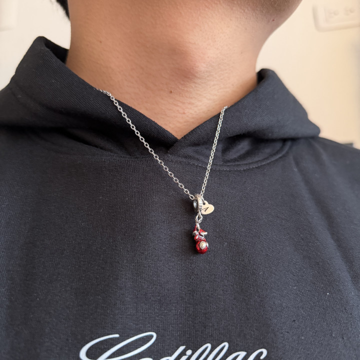 Collar Spiderman con inicial