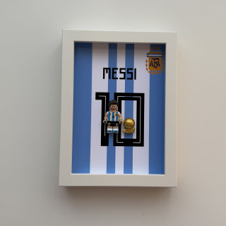 Cuadro Messi Argentina Lego