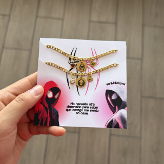 Brazaletes Spiderman y Gwen