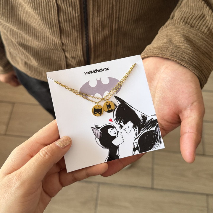 Collares Batman y Gatubela
