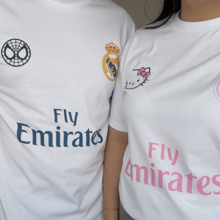 Dúo de playeras Real Madrid