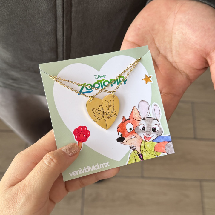 Dúo de collares Zootopia