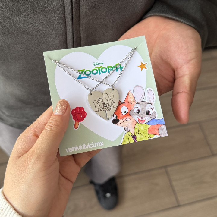 Dúo de collares Zootopia