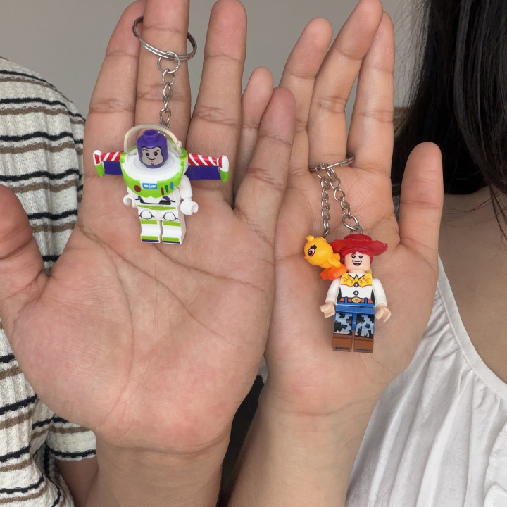 Llaveros Jessie y Buzz