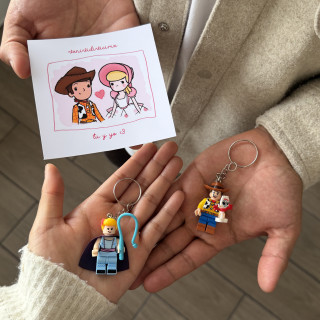 Llaveros Woody y Betty