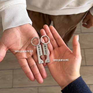 Llaveros mitad