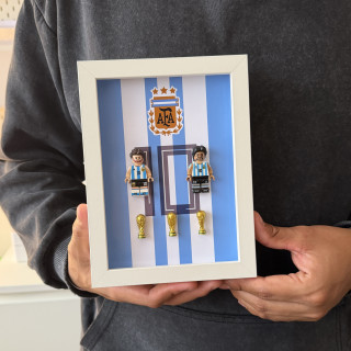 Cuadro Messi y Maradona