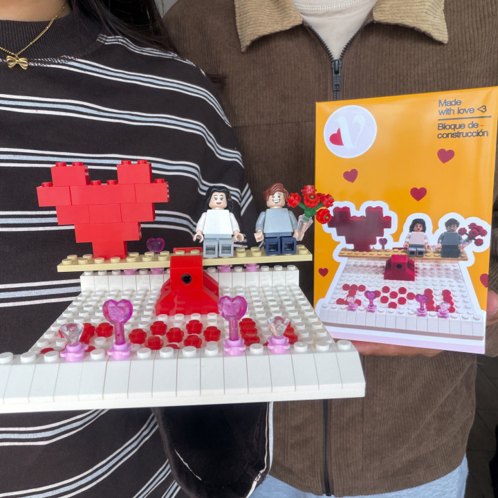 Set corazón figuras personalizadas