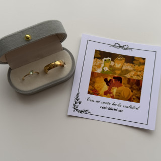 Anillos princesa Tiana