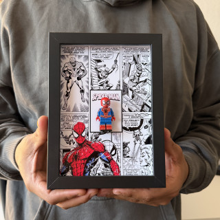 Cuadro Spiderman lego