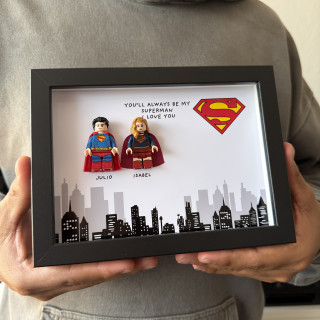 Cuadro Superman pareja