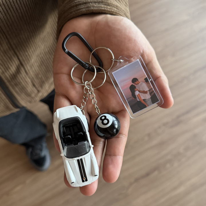 Llavero coche + fotografía