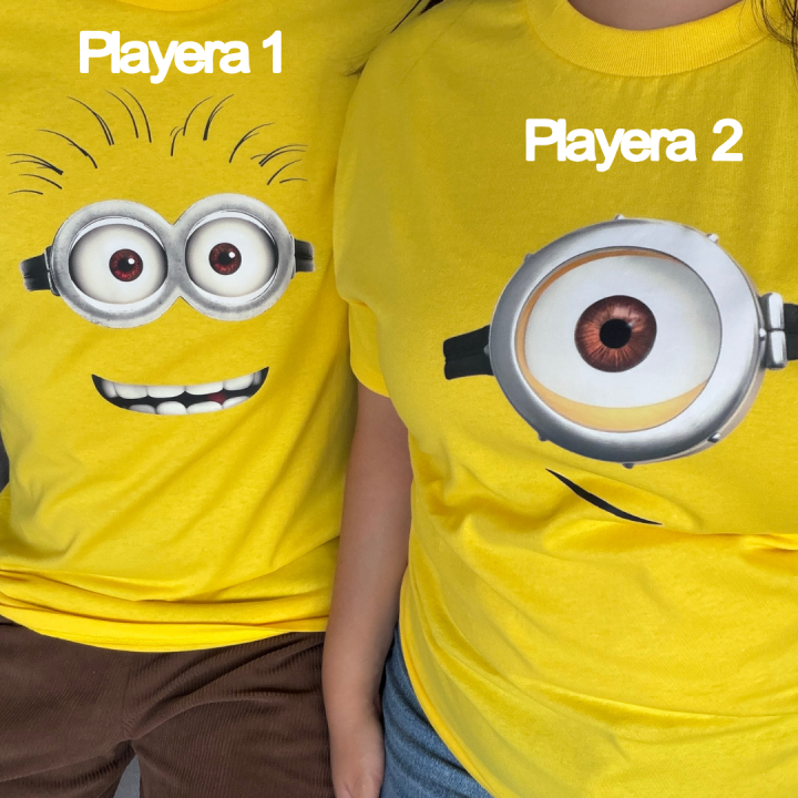 Dúo playeras Minions